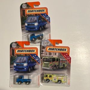 Lot of 3 matchbox cars (unused)